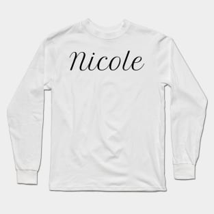 Nicole Long Sleeve T-Shirt